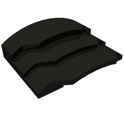 66955 - Wedge 4 x 3 Stepped No Studs