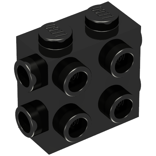 67329 - Brick, Modified 1 x 2 x 1 2/3 with Studs on Side and Ends