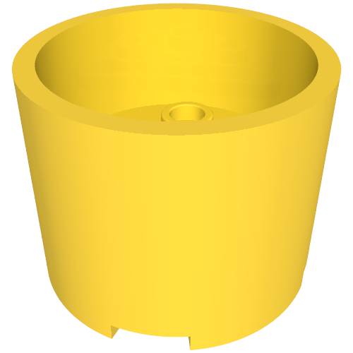 73111 - Brick, Round 3 x 3 x 2 with Recessed Center and Axle Hole