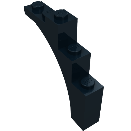 76768 - Arch 1 x 5 x 4 - Irregular Bow, Reinforced Underside