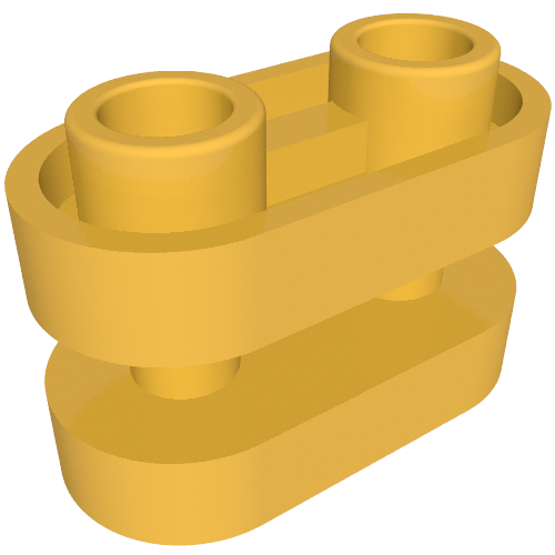 77808 - Brick, Round 1 x 2 with Hollow Studs and Open Center with Bars