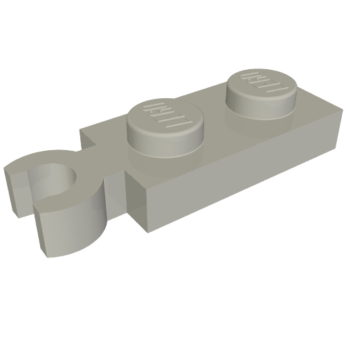 78256 - Plate, Modified 1 x 2 with Clip on End (Vertical Grip)