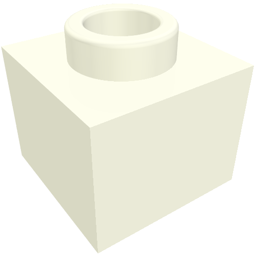 86996 - Brick, Modified 1 x 1 x 2/3 with Open Stud