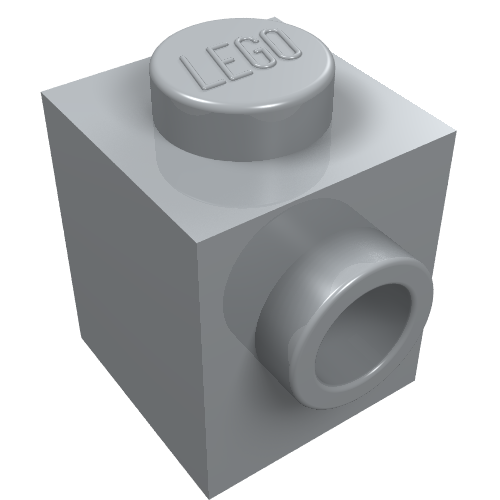 87087 - Brick, Modified 1 x 1 with Stud on Side