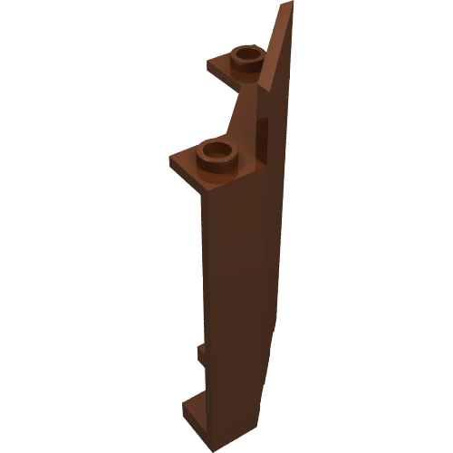 87421 - Panel 3 x 3 x 6 Corner Wall without Bottom Indentations