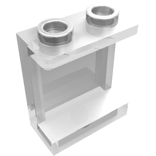 87552 - Panel 1 x 2 x 2 with Side Supports - Hollow Studs