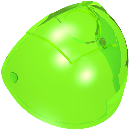 89159 - Minifigure, Visor Large with Trapezoid Area on Top