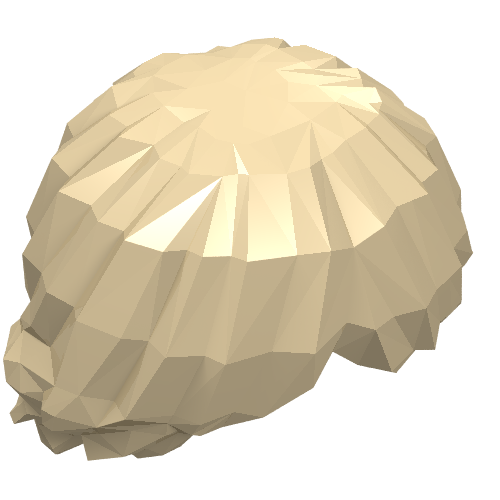 92746 - Minifigure, Hair Tousled and Layered