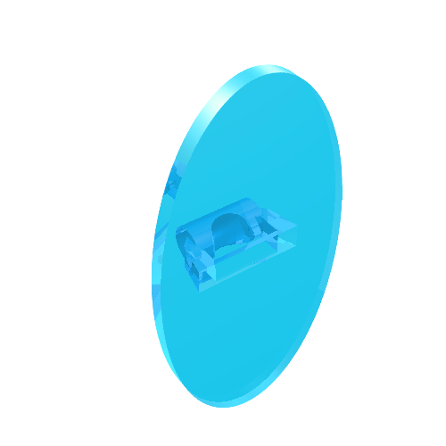 92747 - Minifigure, Shield Elliptical