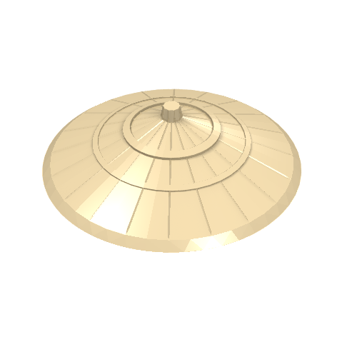 93059 - Minifigure, Headgear Hat, Conical Asian