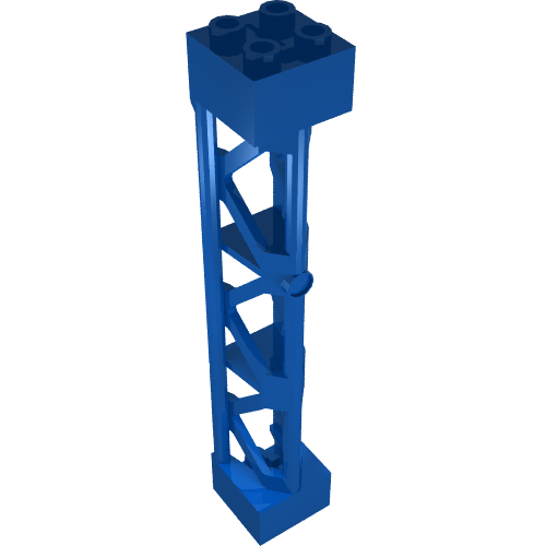 95347 - Support 2 x 2 x 10 Girder Triangular Vertical - Type 4 - 3 Posts, 3 Sections