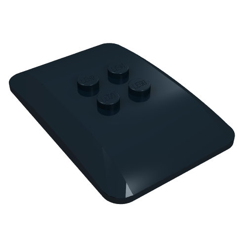 98281 - Wedge 6 x 4 x 2/3 Quad Curved