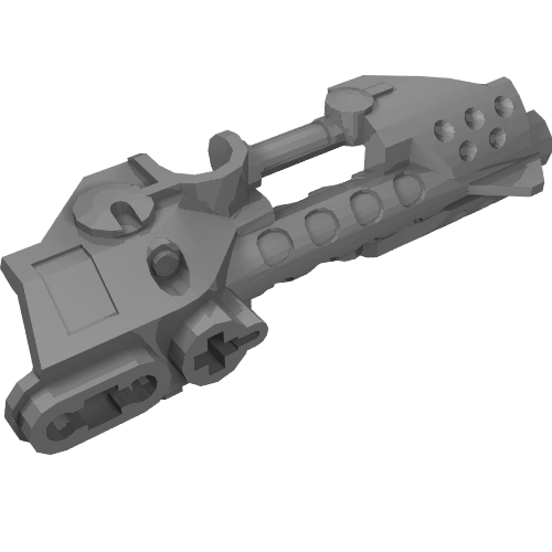 98563 - Hero Factory Weapon, Zamor Sphere Launcher Top Half with Barrel and Sight