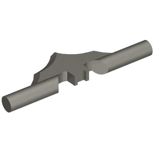 37720c - Minifigure, Weapon Batarang with Bars on Ends