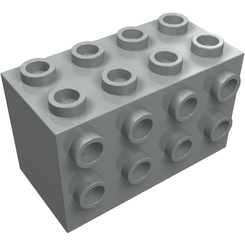 2434 - Brick, Modified 2 x 4 x 2 with Studs on Sides