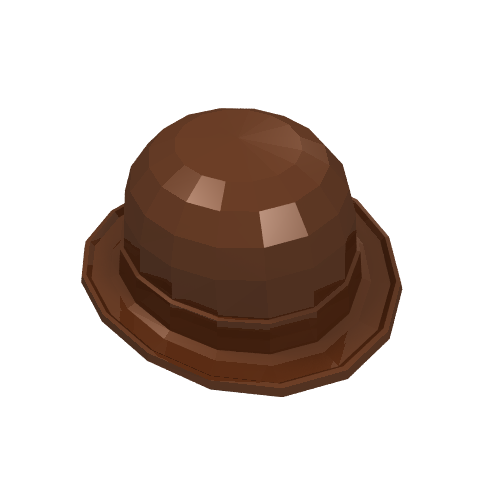 95674 - Minifigure, Headgear Hat, Bowler