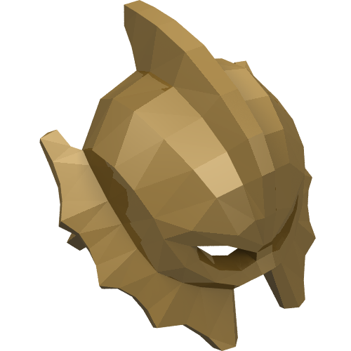 33863 - Minifigure, Headgear Helmet Mask Atlantean with Fish Fins on Sides and Top