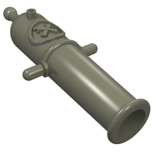 518 - Minifigure, Weapon Cannon Non Shooting